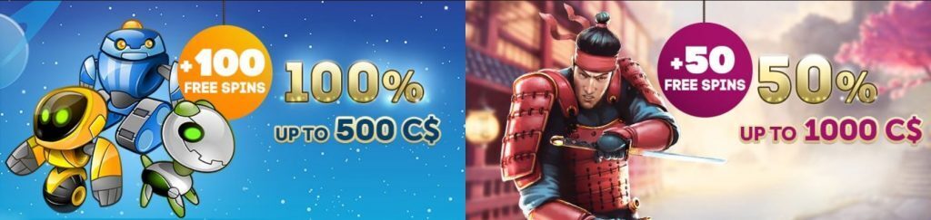 Online casino canada real money free spins